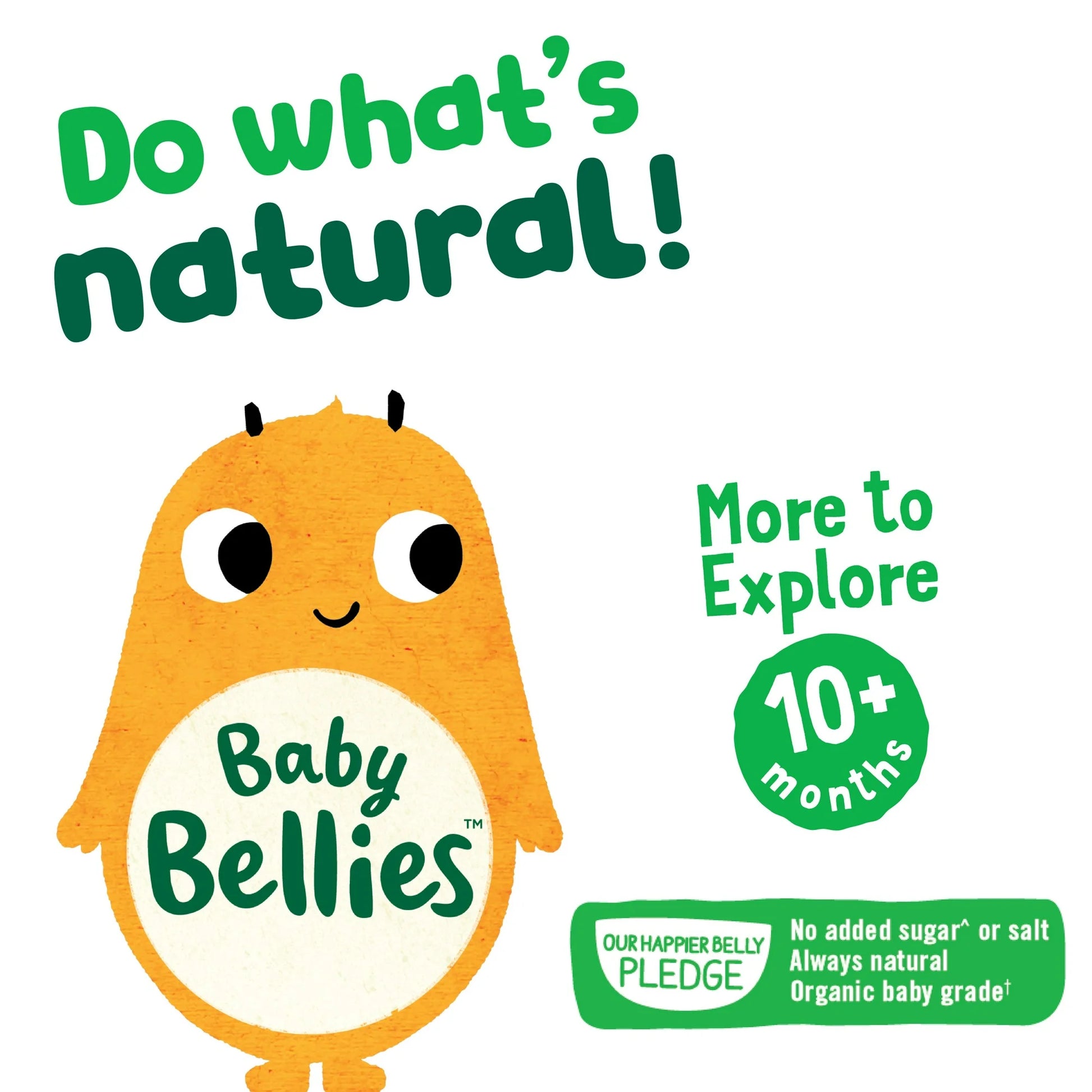 Little Bellies Organic Apple and Cinnamon Puffed Corn Snack, 0.42 oz