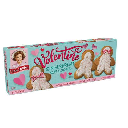 Little Debbie Family Pack Gingerbread Soft Cookies, 6 oz