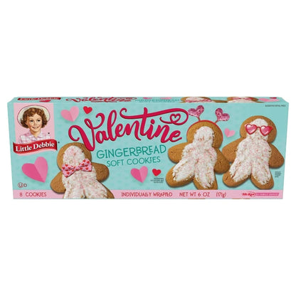Little Debbie Family Pack Gingerbread Soft Cookies, 6 oz