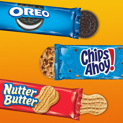 Nabisco Cookie Variety Pack, OREO, Nutter Butter, Chips Ahoy!, Snack Packs, 30 pk.
