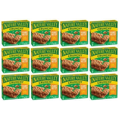 Nature Valley Crunchy Granola Bars Peanut Butter 12 Count (6 Pouches) - 12 Pack