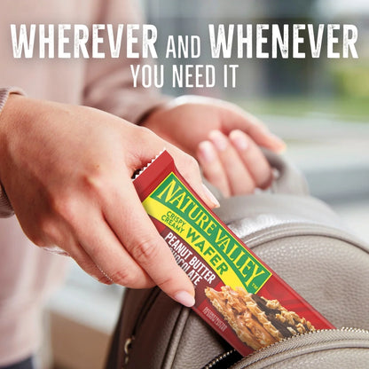 Nature Valley Wafer Bars, Peanut Butter Chocolate 5 Bars, 6.5 oz (3 pack)
