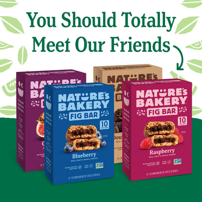 Nature's Bakery Apple Cinnamon Fig Bars Kosher 10 Twin packs, 20 oz
