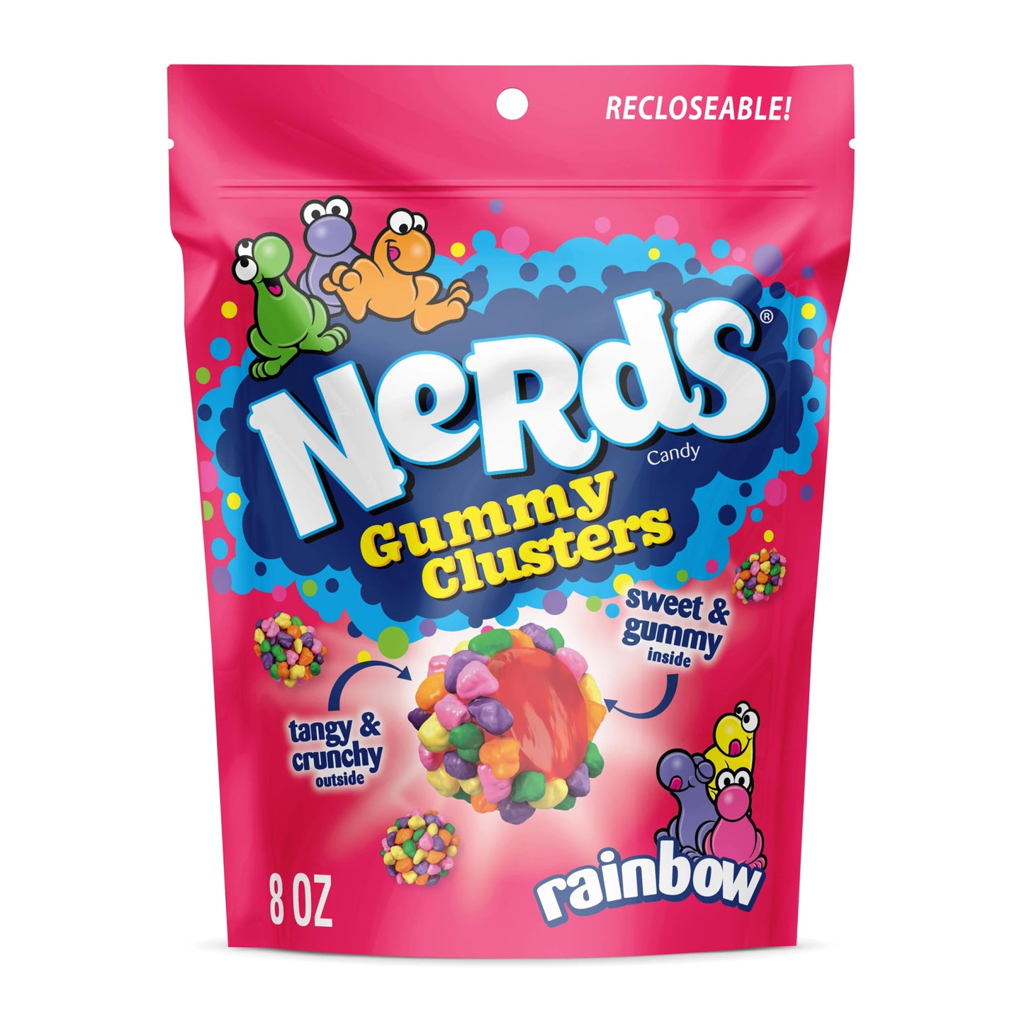 NERDS Gummy Clusters Rainbow Gummy Candy 8 oz