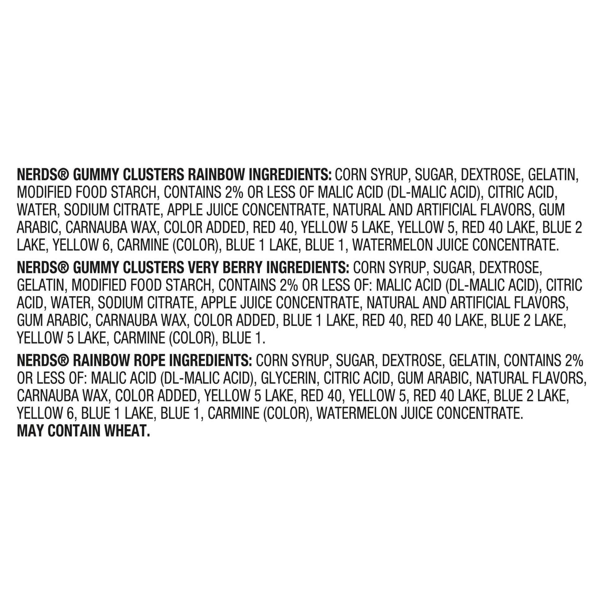 NERDS Gummy Clusters & Rope Candy Variety Pack 23.52 oz