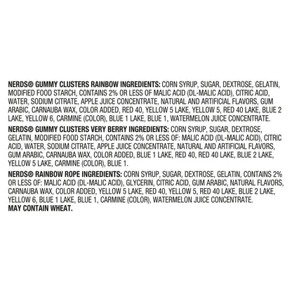 NERDS Gummy Clusters & Rope Candy Variety Pack 23.52 oz