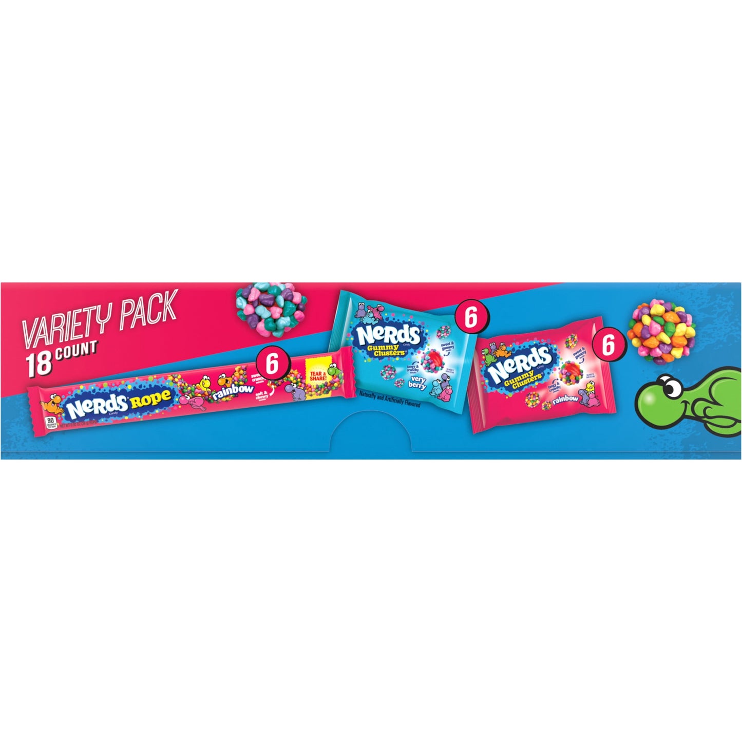 NERDS Gummy Clusters & Rope Candy Variety Pack 23.52 oz