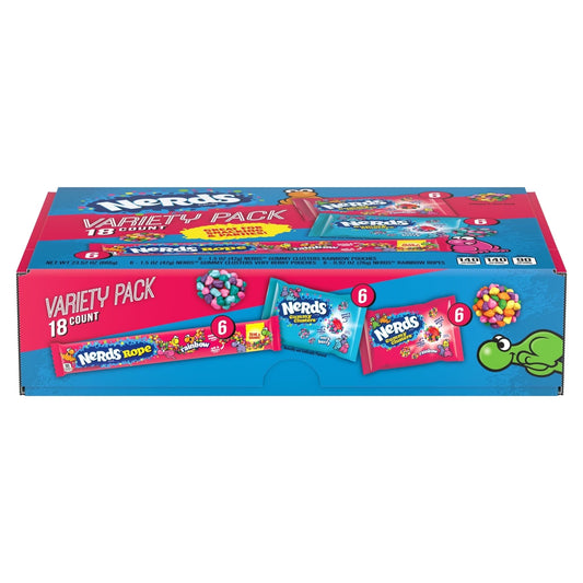 NERDS Gummy Clusters & Rope Candy Variety Pack 23.52 oz