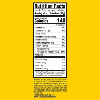 NILLA Wafers Cookies, Vanilla Wafers, 11 oz