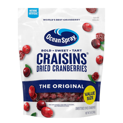 Ocean Spray Dried Cranberries Value Pack, 24oz.