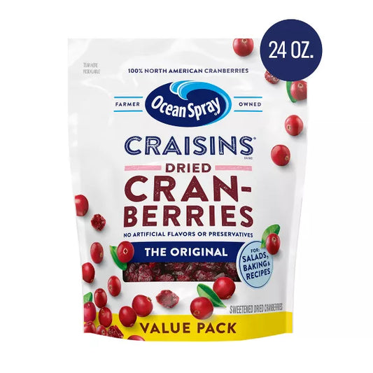 Ocean Spray Dried Cranberries Value Pack, 24oz.