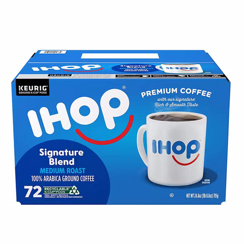 IHOP Signature Blend Medium Roast Ground Coffee K-Cup Pods 24.8 oz., 72 ct.