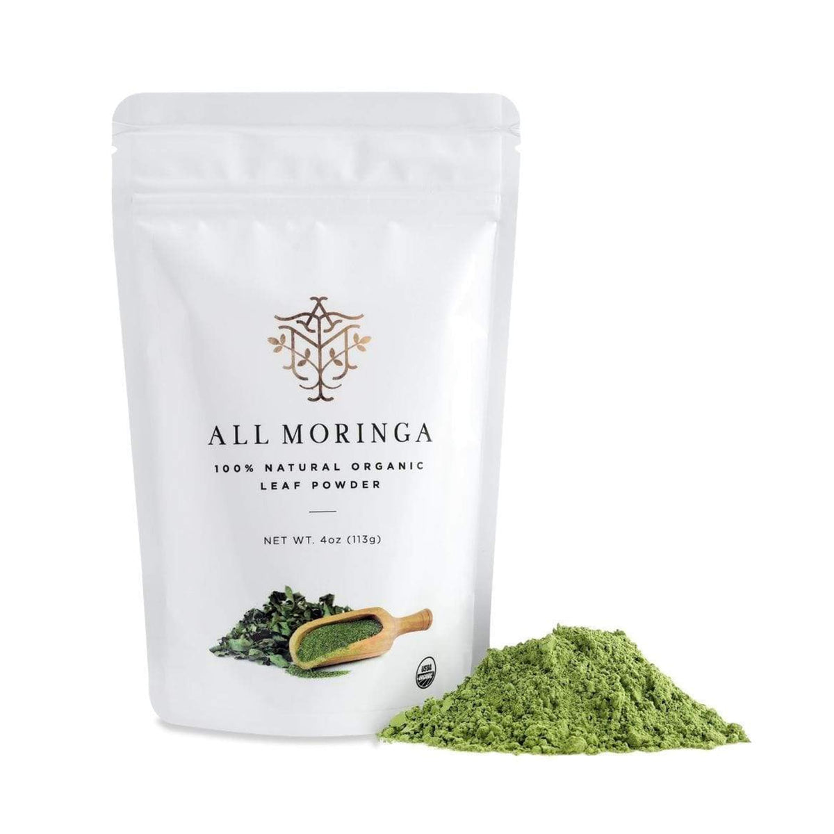 All Moringa - Organic Moringa Leaf Powder 100% Natural Organic Raw Moringa Oleifera Powder