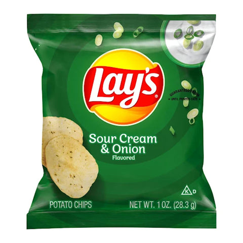 Frito Lay - Lay's Sour Cream & Onion, Chips 1 oz.