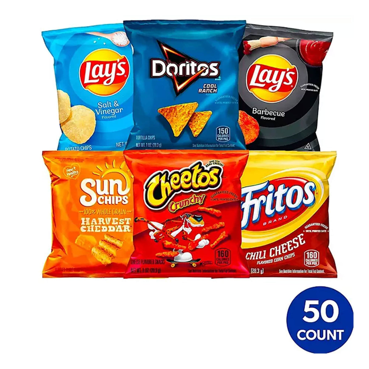 Frito Lay Variety Packs - Flavor Mix, 50 ct.