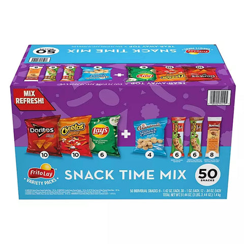 Frito Lay Variety Packs - Snack Time Mix, 50 ct.