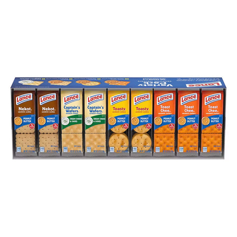 Lance Sandwich Crackers Variety Pack, 36 ct.