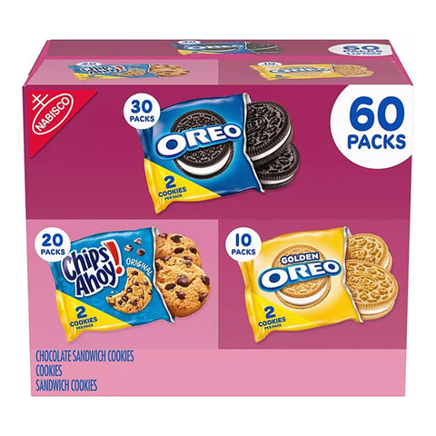 Nabisco Sweet Treats Cookie Variety Pack, Oreo & Chips Ahoy, 60 ct.