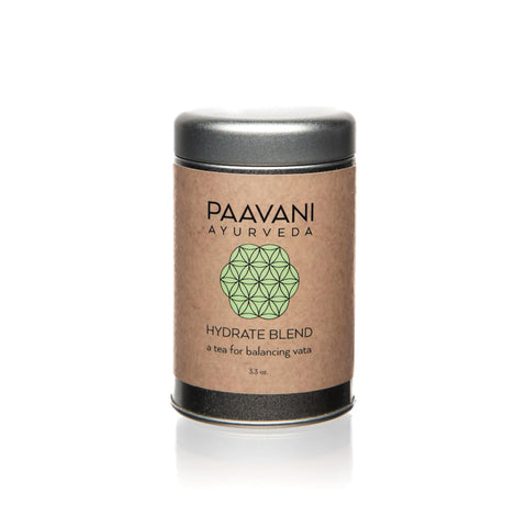Paavani Ayurveda - Hydrate Blend Tea with Organic Ashwagandha, Shatavari, Licorice and Cinnamon 8 oz.