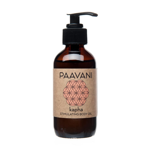 Paavani Ayurveda - Organic Kapha Body Oil with Safflower Oil, Rosemary and Clary Sage