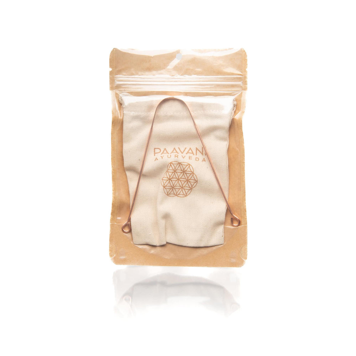 Paavani Ayurveda - The Oral Care Ritual - Cinnamon including Pulling Oil, Copper Tongue Cleaner and Cloth Travel Pouch, Oral Health and Hygiene, Ayurvedic Oil Pulling and Tongue Cleaning, Bundle