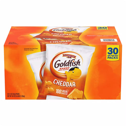 Pepperidge Farm Goldfish Cheddar Crackers, 1.5 oz. 30 ct.
