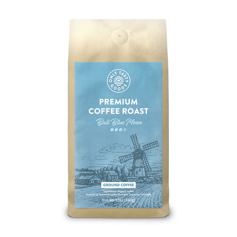 Premium Coffee Roast - Bali Blue Moon - Organic Coffee Low Acidity Ground Coffee