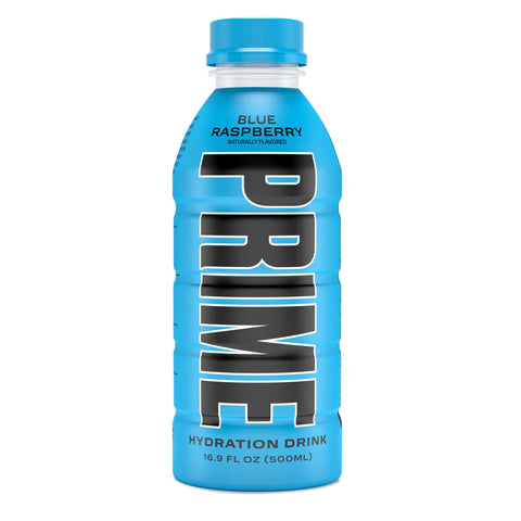 Prime Hydration Drink Blue Raspberry, Sports Drink 16.9 oz.