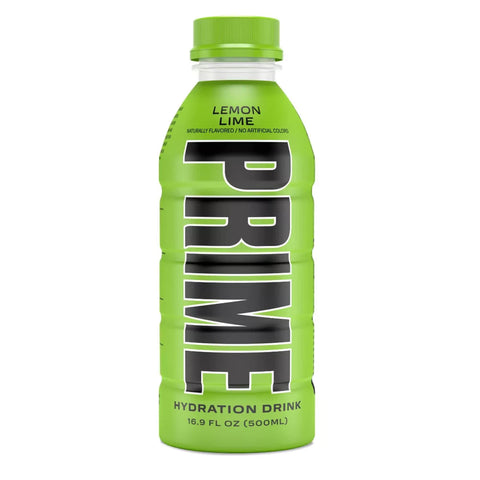 Prime Hydration Drink Lemon Lime, Sports Drink 16.9 oz.