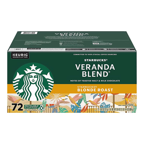 Starbucks Veranda Blend Blonde Roast K-Cup Pods, 72 ct.