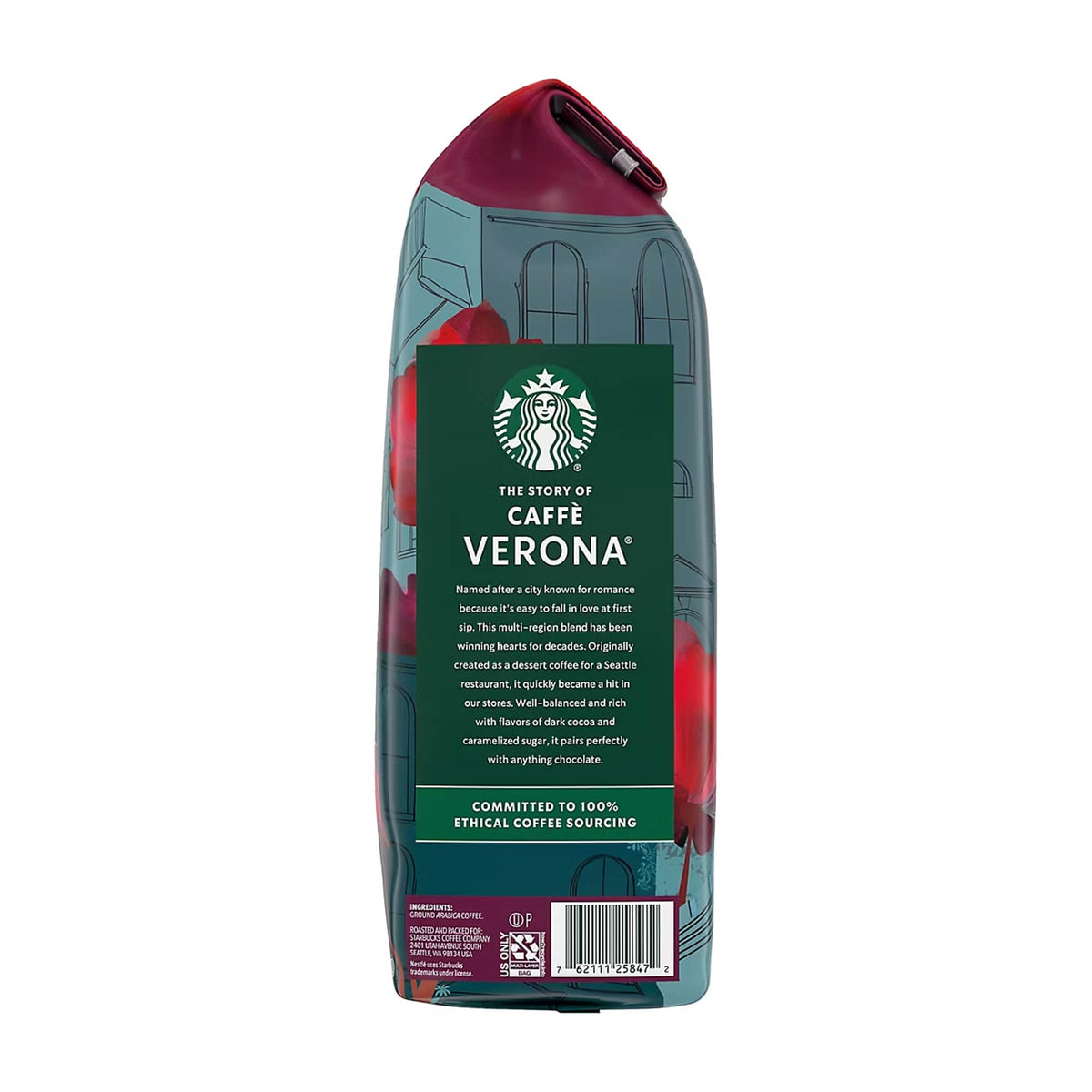 Starbucks Verona Dark Roast Ground Coffee, 40 oz.