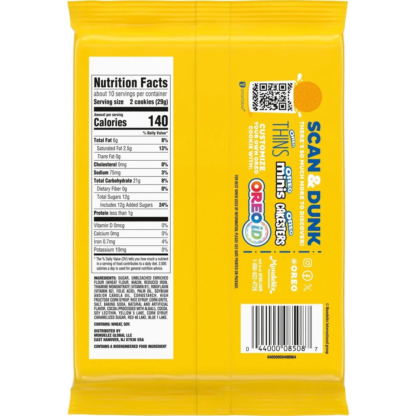 OREO Cookie Dough Creme Sandwich Cookies, Limited Edition, 10.68 oz