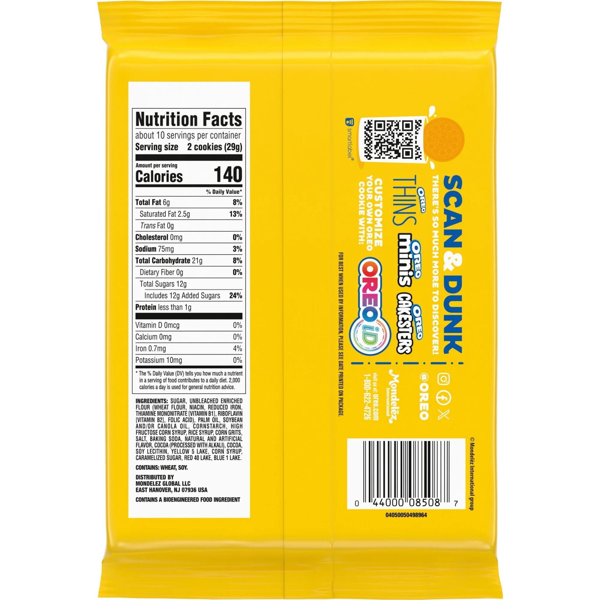 OREO Cookie Dough Creme Sandwich Cookies, Limited Edition, 10.68 oz