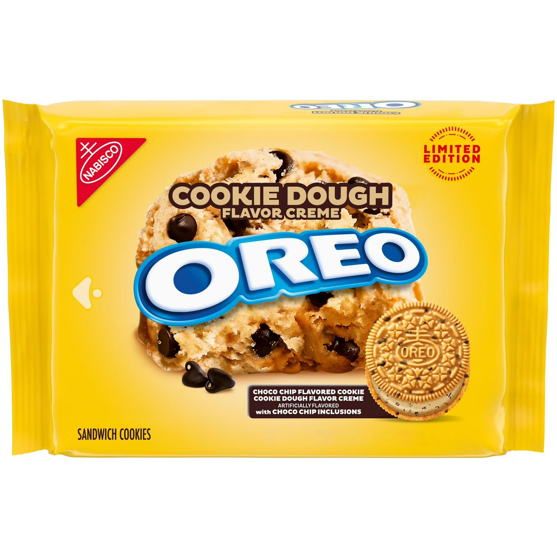 OREO Cookie Dough Creme Sandwich Cookies, Limited Edition, 10.68 oz