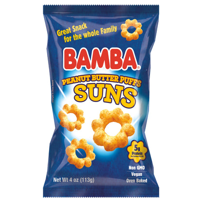Osem Bamba Peanut Butter Puffs Suns, 4 oz