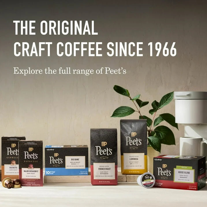 Peet's Coffee French Roast Ground Coffee, 10.5 oz.