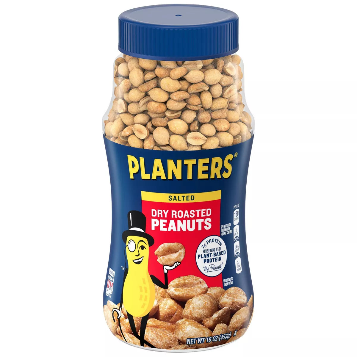 Planters Heart Healthy Dry Roasted Peanuts, 16oz.