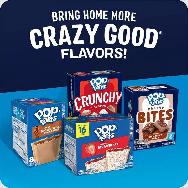 Pop-Tarts Bites Frosted Strawberry Pastries, 10ct /14.1oz.
