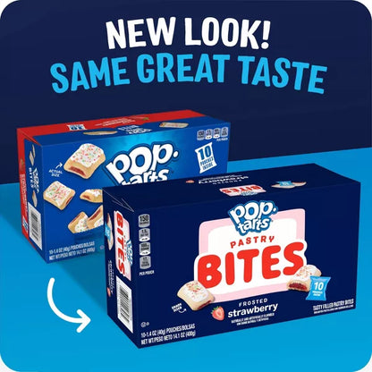 Pop-Tarts Bites Frosted Strawberry Pastries, 10ct /14.1oz.
