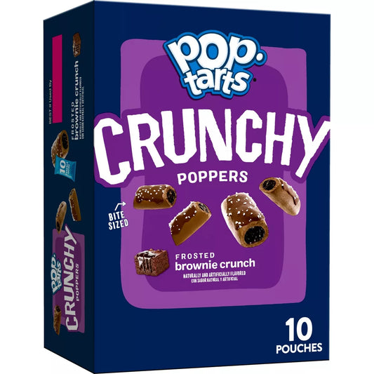 Pop-Tarts Crunchy Poppers Frosted Brownie Crunch, 10ct / 10oz.