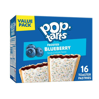 Pop-Tarts Frosted Blueberry Toaster Pastries, 16 ct, 24 oz