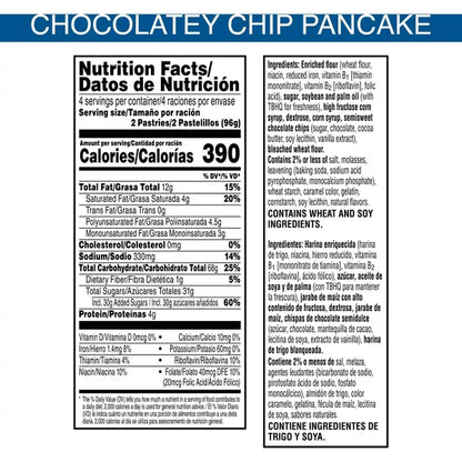 Pop-Tarts Frosted Chocolatey Chip Pancake Pastries, 8ct/13.5oz.