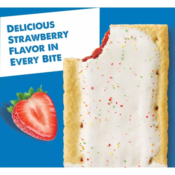 Pop-Tarts Frosted Strawberry Pastries, 8ct/13.5oz.