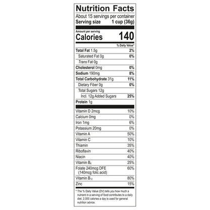 Post Fruity PEBBLES Gluten Free Breakfast Cereal
