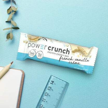Power Crunch Original Protein Energy Bars, French Vanilla Cream, 5 Count, 1.4 oz