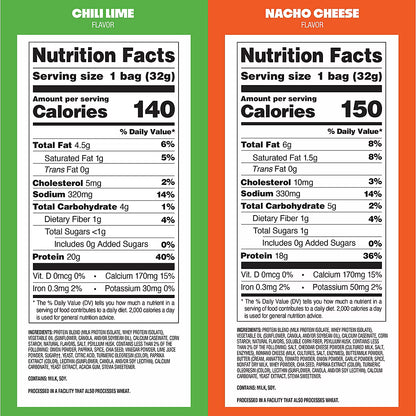 Quest Tortilla Style Protein Chips, Nacho Cheese &amp; Chili Lime, Snacks, 14 ct.