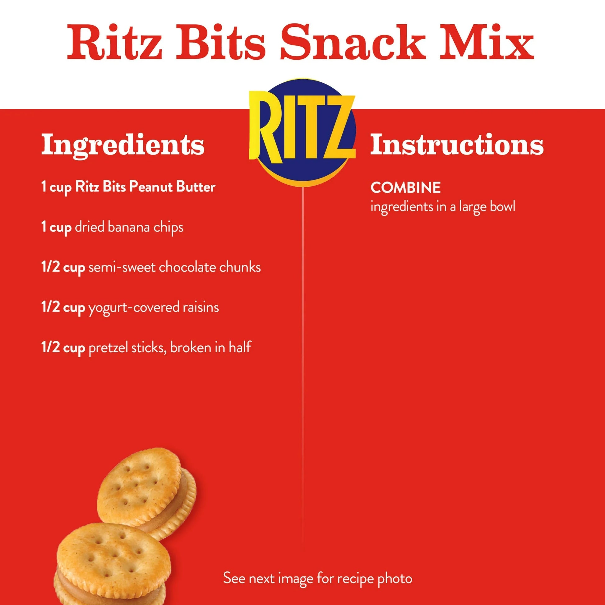 RITZ Bits Peanut Butter Sandwich Crackers, Snacks, Lunch Snacks 8.8 oz