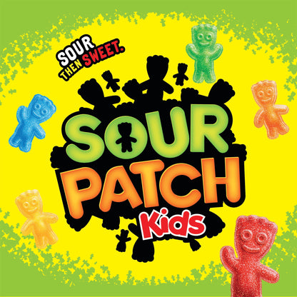SOUR PATCH KIDS Soft & Chewy Gummy Candy, Family Size Bulk, 1.8 lb
