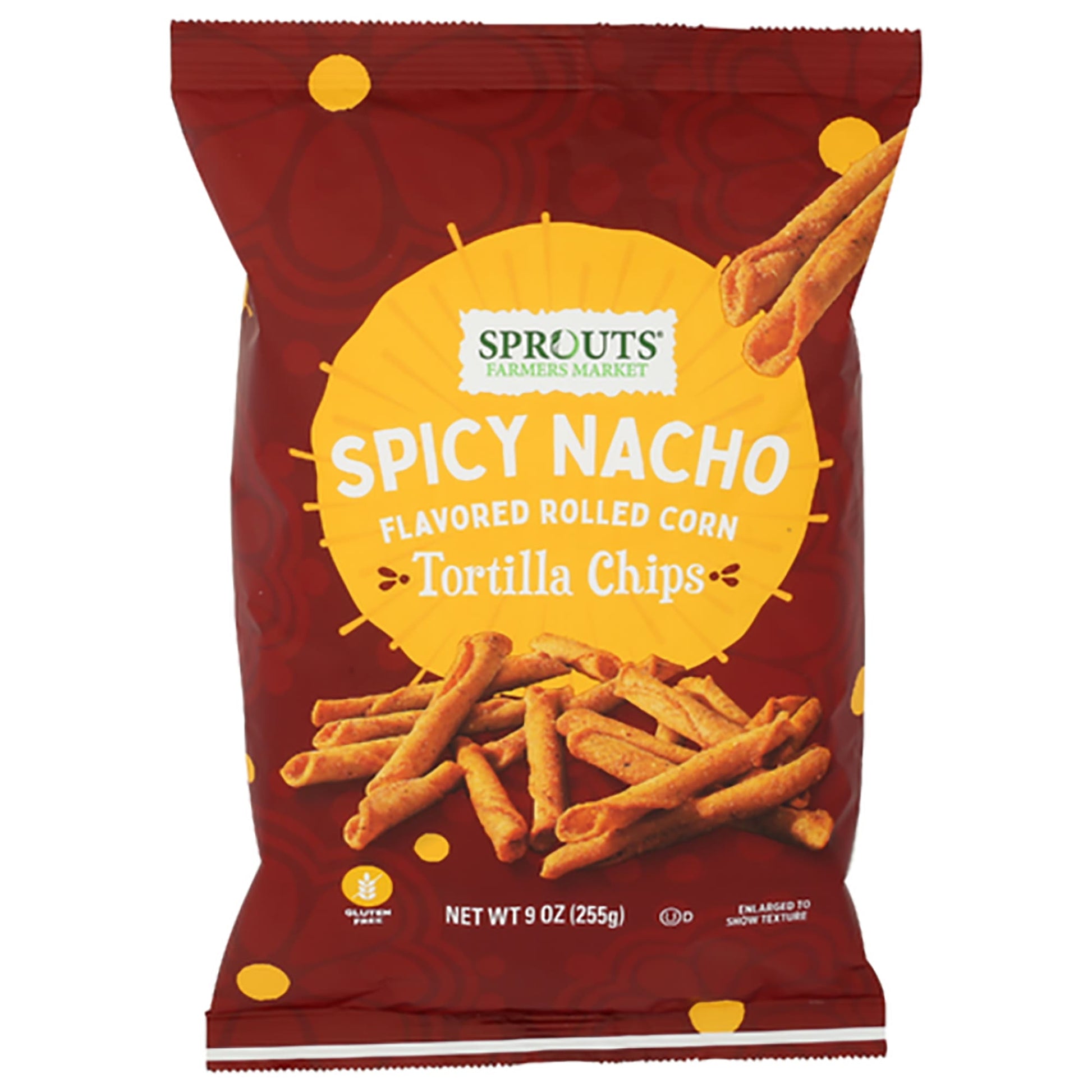 Sprouts Spicy Nacho Rolled Tortilla Chips, 9 oz.