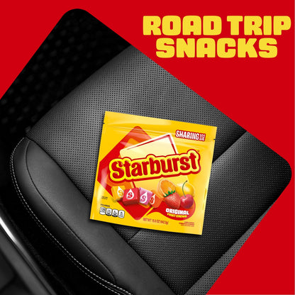 Starburst Original Fruit Chews Chewy Candy, Sharing Size Bag, 15.6 oz